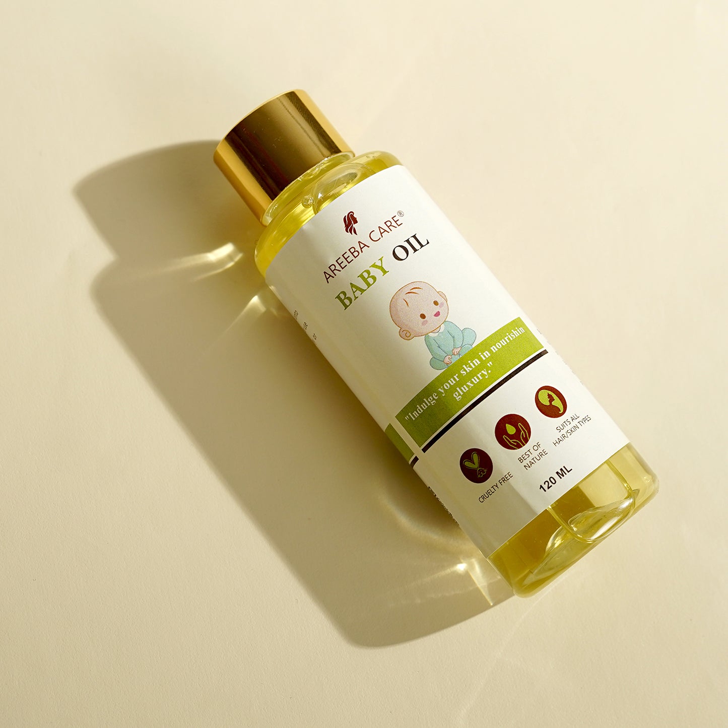 Gentle Baby Oil by Areeba Cares – Nourishing Care for Delicate Skin